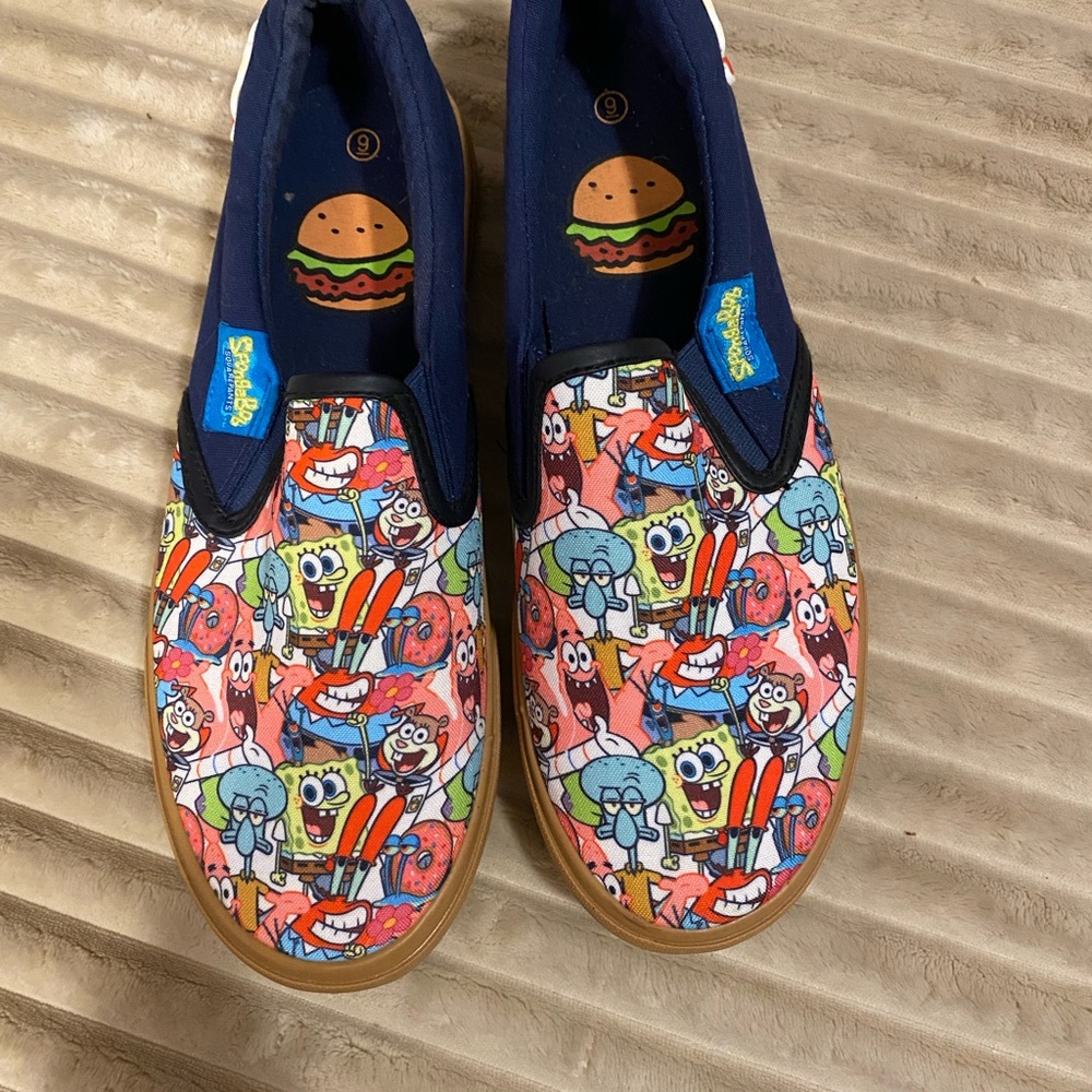 Spongebob SquarePants Canvas Slip-On Shoes